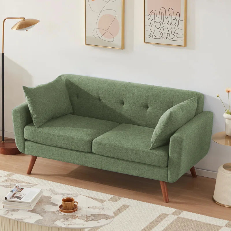 Jadier 66" Upholstered Loveseat Square Sofa