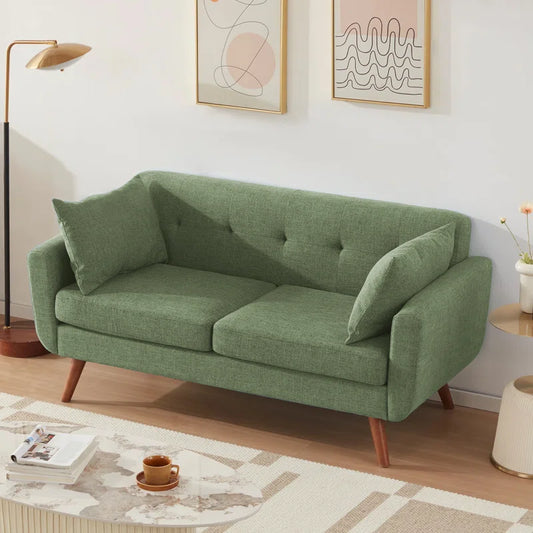 Jadier 66" Upholstered Loveseat Square Sofa