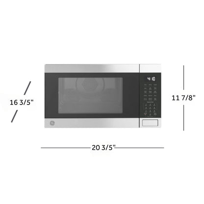 1.0-Cu Ft 1050 -Watt Air Fry Countertop Convection Microwave ( Stainless Steel )