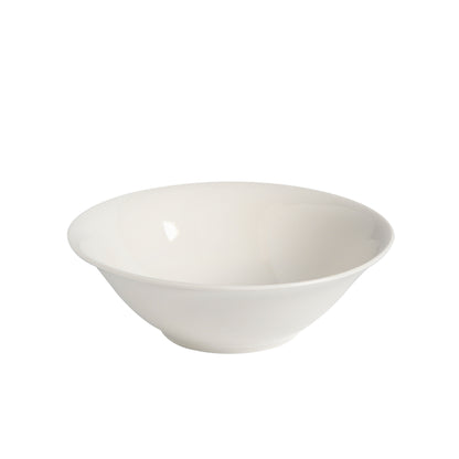 Everyday round White Stoneware Dinnerware Set, 12-Piece