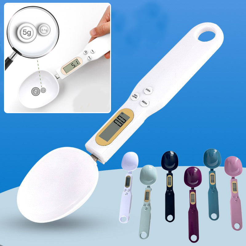 Kitchen Scale Measuring Spoon Scale Compact Food Weighing Scale for Dry and Wet Ingredients
