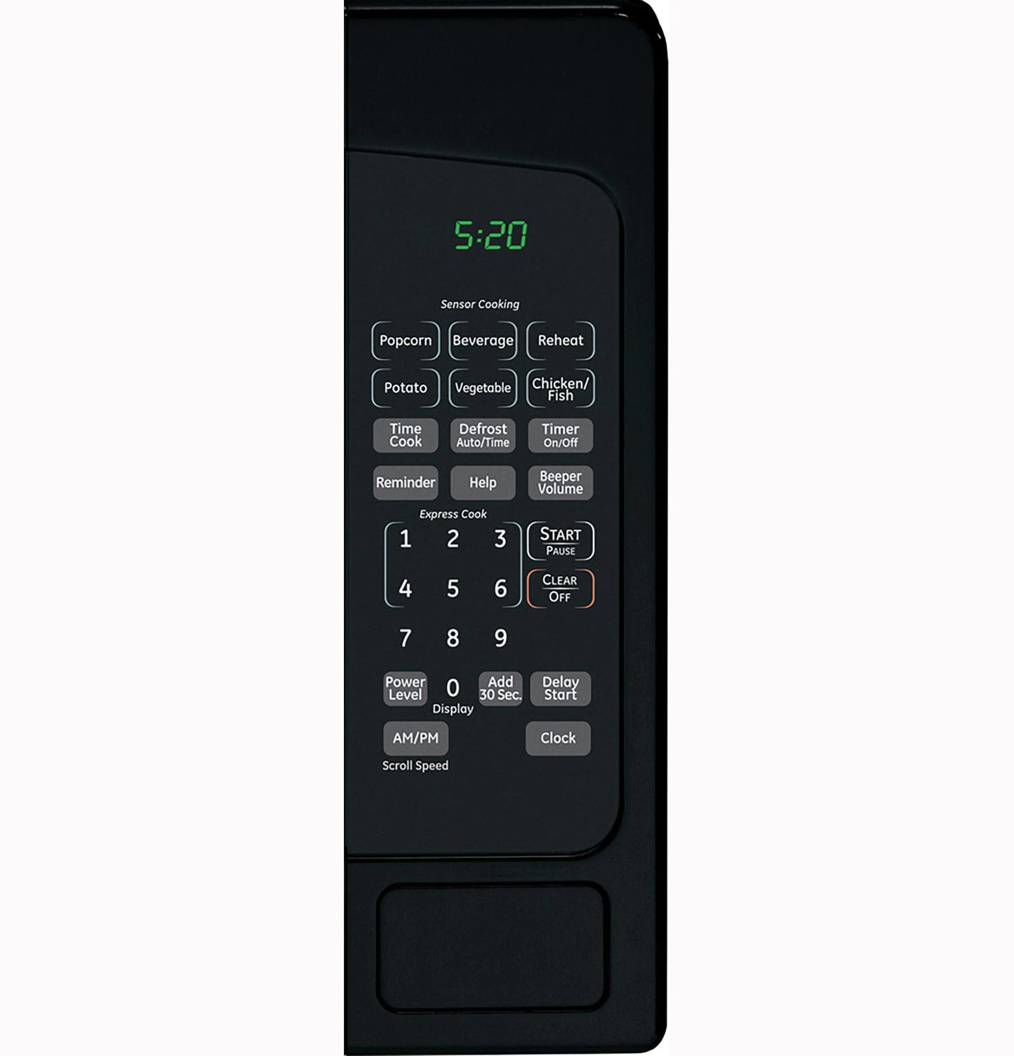 2.0-Cu Ft 1200 -Watt Countertop Microwave ( Black )