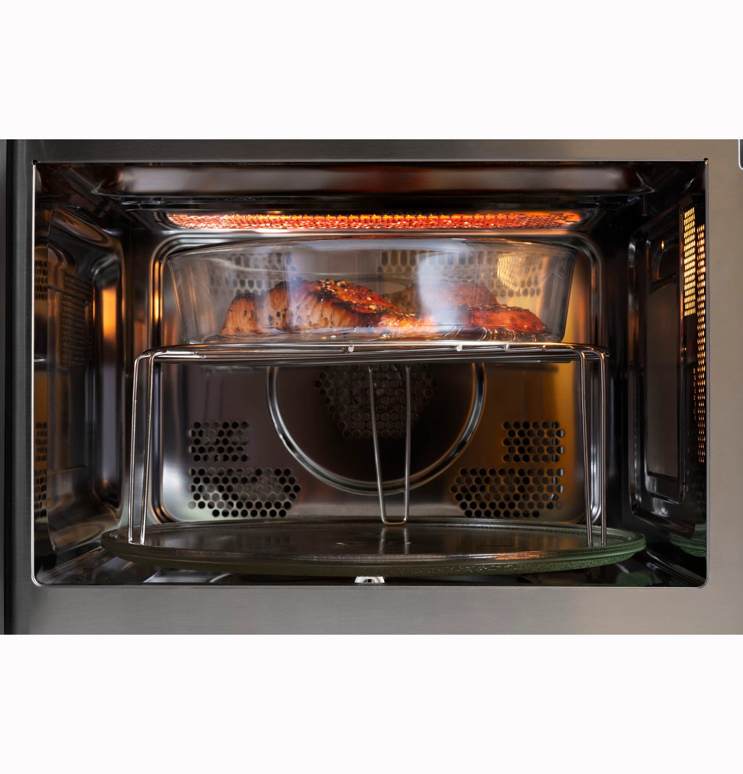 1.0-Cu Ft 1050 -Watt Air Fry Countertop Convection Microwave ( Stainless Steel )