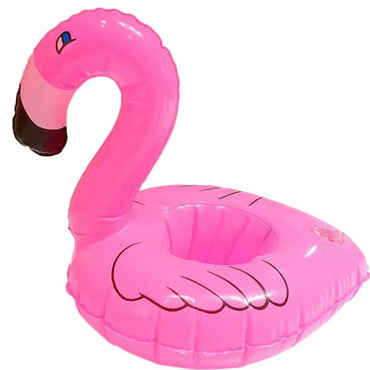 Inflatable Cup Holder Unicorn Flamingo Drink Holder Swimming Pool Float Bathing Pool Toy Party Decoration Bar Coasters