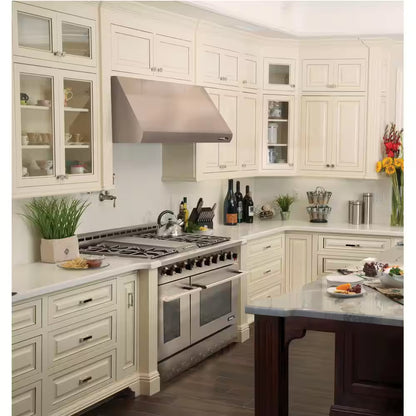 Entree 48 In. 7.2 Cu. Ft. Professional Style Gas Range with Convection Oven in Stainless Steel